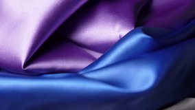Colorful silk fabric texture background, close-up. Luxurious satin fabric texture - Powered by Shutterstock - Get 15% off with code: PIKWIZARD15