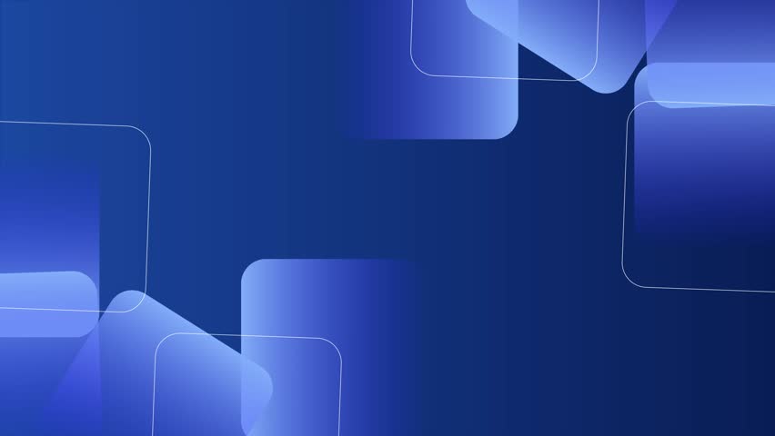 elegant modern abstract blue background with geometric shapes and patterns seamless 4k video background motion pop art design