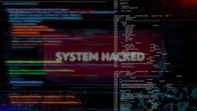 Computer Code Programming Hacking Digital Glitch Overlay Effect Background. warning message hacked alert. Error signal Virus code software hack. Malware Malicious software virus. 3D Illustration - Powered by Shutterstock - Get 15% off with code: PIKWIZARD15