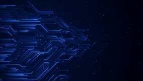 Futuristic blue Digital circuit chipset board processor pattern for technology Machine learning and generate by chip background. Artificial intelligence cybernetic circuit, high. 3D Illustration - Powered by Shutterstock - Get 15% off with code: PIKWIZARD15