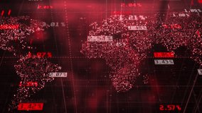 Red candles of the bearish stock market. Chart with falling prices of securities. Loss of exchange assets in equities stock. Decreasing trend and losses. Economic crisis and failure bankruptcy - Powered by Shutterstock - Get 15% off with code: PIKWIZARD15