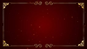 Invitation card for auspicious Indian days, House Warming, Puja, Wedding, Engagements, Spiritual activities, Decorative frames Luxury Geometric wedding label card frame wedding. 3D Illustration - Powered by Shutterstock - Get 15% off with code: PIKWIZARD15