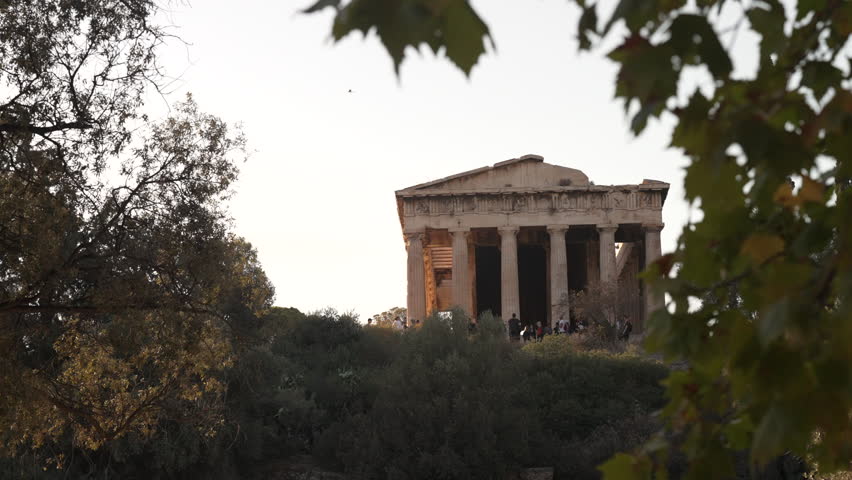 Temple of Hephaestus Athens, Greece Hephaisteion Ancient Greek Ruins Agora