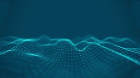 Digital wave network in blue tones, showcasing interconnected lines and glowing nodes on a dark background. Data flow technology or futuristic concept. - Powered by Shutterstock - Get 15% off with code: PIKWIZARD15