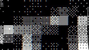 Animated background with glitch texture on black background. 4K quality footage - Powered by Shutterstock - Get 15% off with code: PIKWIZARD15