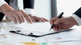 Team meeting focused on planning, strategy with data analysis for business growth financial feasibility fostering teamwork and organizational clarity. - Powered by Shutterstock - Get 15% off with code: PIKWIZARD15