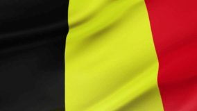 The national flag of Belgium, a flag on a blue background, the country of the Belgian people, the Belgian national flag. - Powered by Shutterstock - Get 15% off with code: PIKWIZARD15