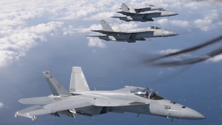F-18 Super Hornets from Squadron at Naval Air Station 