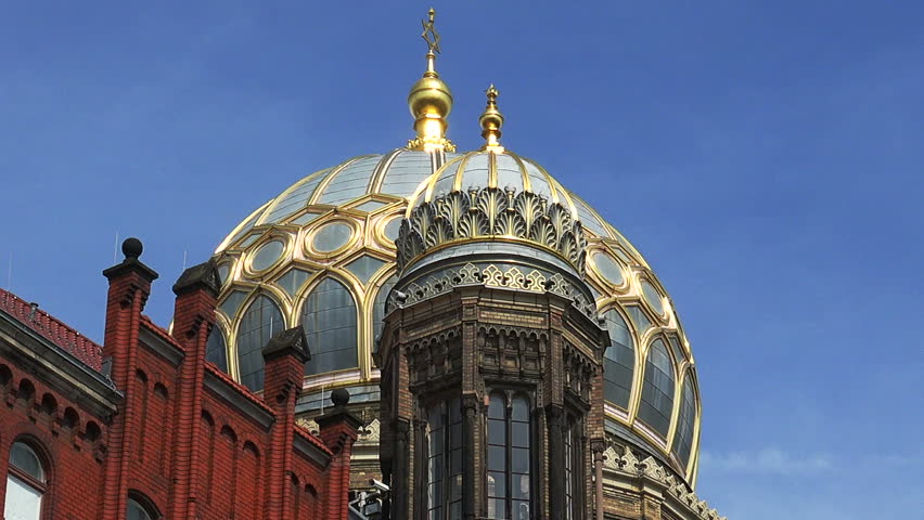 Jewish synagogue in the center of Berlin. Germany.