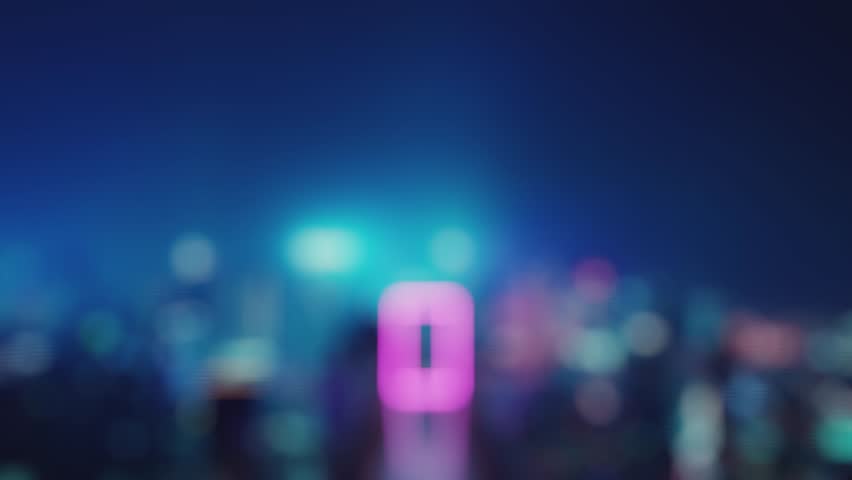 Businessman is walking on a skywalk towards a glowing portal above a futuristic city. 3D rendering