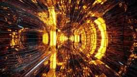 neon light flying tunnel rectangle frame edge zoom moving into the distance, neon geometric background, abstract 3D background with spectral metal glow, long tunnel - Powered by Shutterstock - Get 15% off with code: PIKWIZARD15