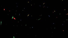 Colourful confetti party popper explosions on black backgrounds, 4K greeting animation - Powered by Shutterstock - Get 15% off with code: PIKWIZARD15