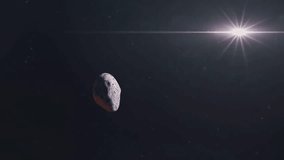 A comet begins to streak through space around the sun forming its bright tail. - Powered by Shutterstock - Get 15% off with code: PIKWIZARD15