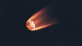 A comet begins to streak through space around the sun forming its bright tail. - Powered by Shutterstock - Get 15% off with code: PIKWIZARD15