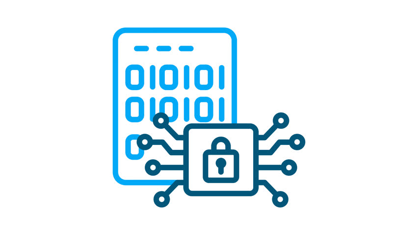 Encryption animated icon. animated  icon related to IT architecture , technology. suitable for user interface, provide visual feedback, and more