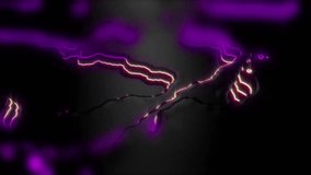 Elevation map purple curve lines black landscape 4k. 3D Illustration - Powered by Shutterstock - Get 15% off with code: PIKWIZARD15