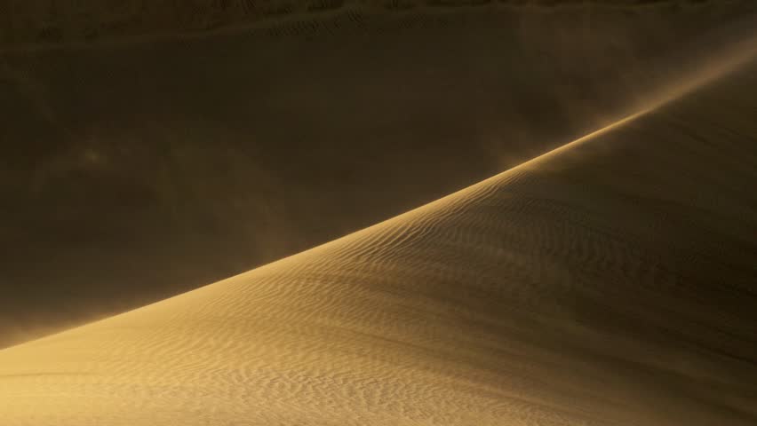 Sandstorm in the deset. Rub