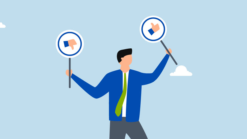 Do and Don't list, 4k animation of prevent the idea of mistakes and errors, clever entrepreneur 