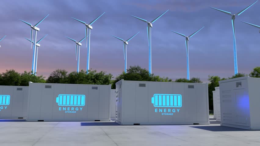 Energy Storage Systems and Wind Turbines for Green Power, Wind Turbines and Battery Storage