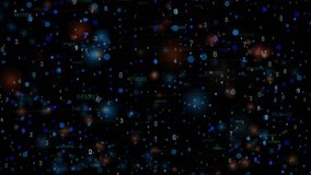 Abstract Representation of Numbers and Data in a Dynamic Digital Space. Vivid visualization of numerical data and abstract elements symbolizing technology, science, and modern digital themes. - Powered by Shutterstock - Get 15% off with code: PIKWIZARD15