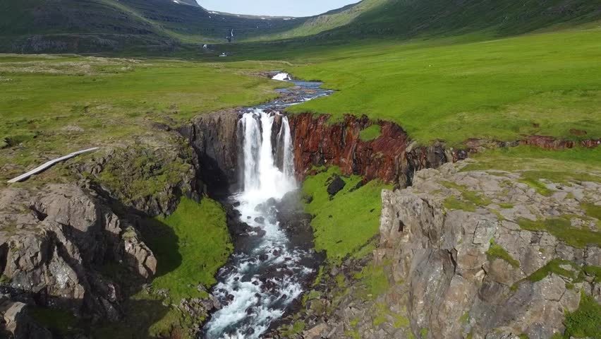 Waterfall Wonders of Icelandic Valley