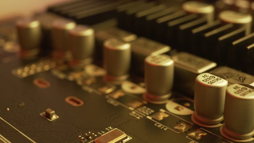 Computer Gaming Motherboard and Electronics
