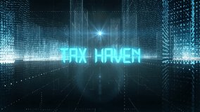 Skyscrapers Digital City Tech Word - Tax Haven - Powered by Shutterstock - Get 15% off with code: PIKWIZARD15