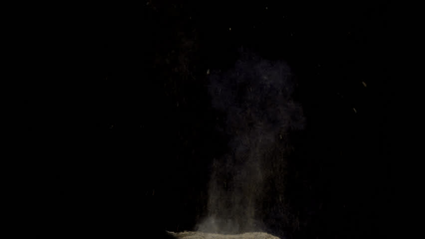 Ground Hit Charge with Debris and Dust – Realistic Impact FX with Alpha Matte