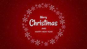 merry christmas animated background banner merry christmas and new year gold snow 4k - Powered by Shutterstock - Get 15% off with code: PIKWIZARD15
