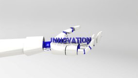 Robotic Hand Holds AI , Future , Robotics , Innovation , Subscribe words - Powered by Shutterstock - Get 15% off with code: PIKWIZARD15
