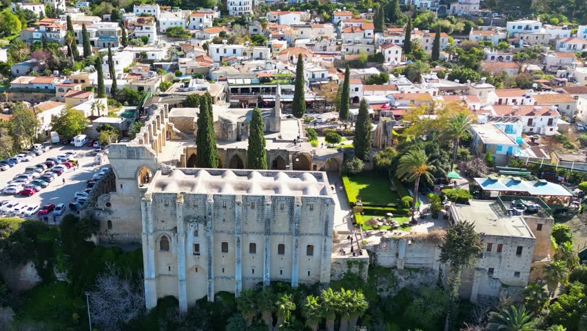 Bellapais Abbey is the ruin of a monastery built by Canons Regular in the 13th century on the northern side of the small village of Bellapais, now in Turkish-controlled Northern Cyprus.