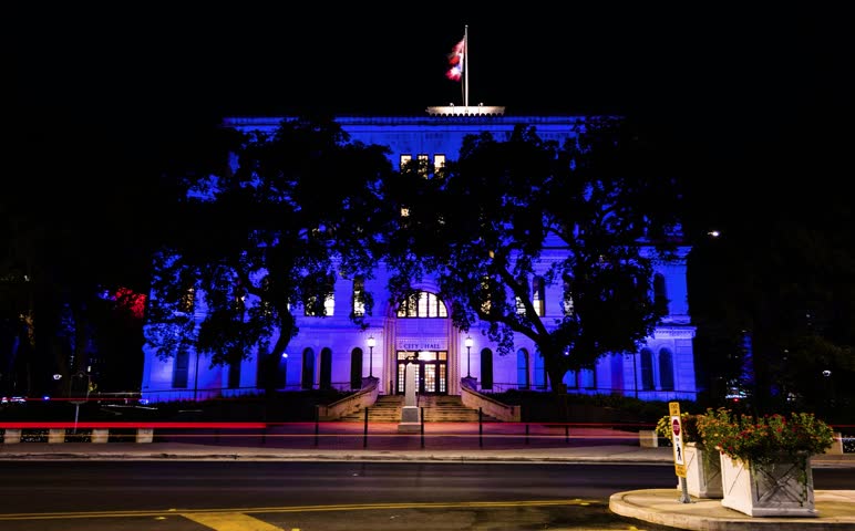 Timelapse at San Antonio City Hall