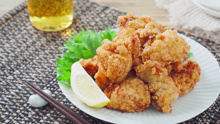 Japanese food : Fried Chicken Karaage