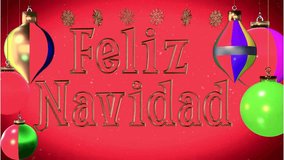 Feliz Navidad Christmas Celebration with Decorations and Festive Atmosphere. A cheerful 'Feliz Navidad' themed Christmas celebration with holiday decorations and a vibrant, festive atmosphere. - Powered by Shutterstock - Get 15% off with code: PIKWIZARD15