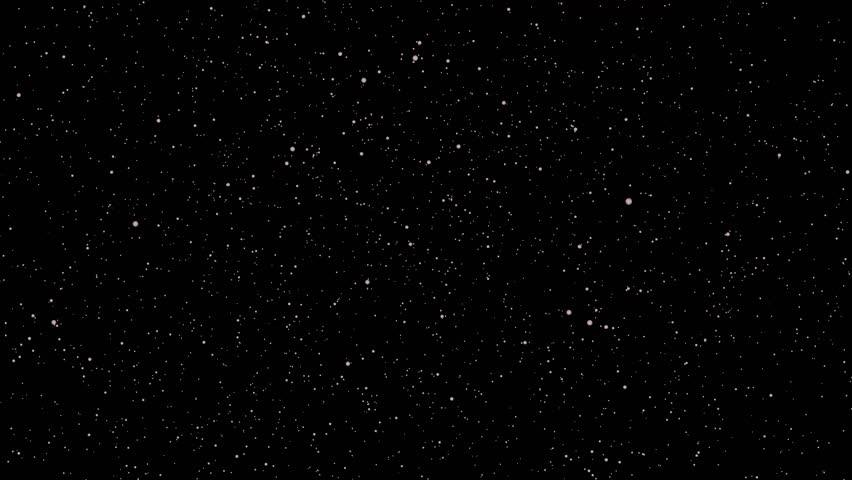 Abstract universe background animation, floating rotating dots futuristic 3d visual effect