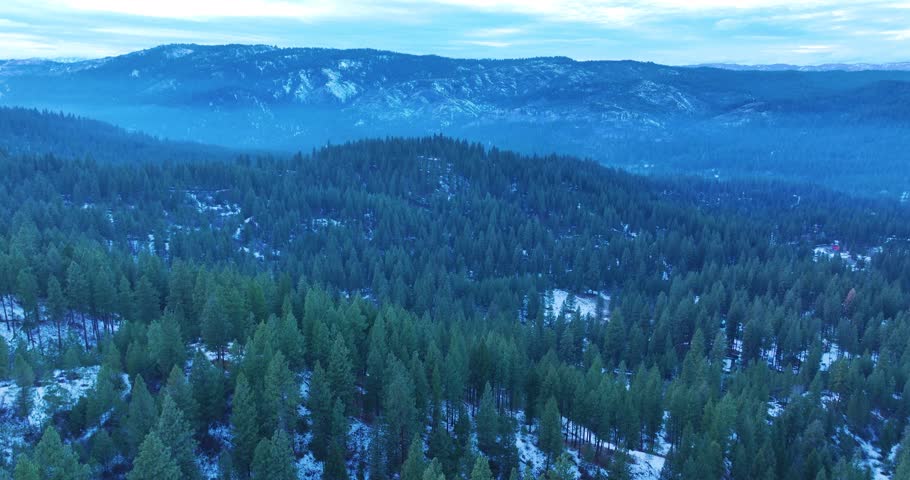 Drone Views Idaho Scenic Pacific Northwest Ranges
