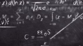 Math Overlay Animation On blackboard background stock video Footage. Math science text flying effect stock footage full HD video - Powered by Shutterstock - Get 15% off with code: PIKWIZARD15