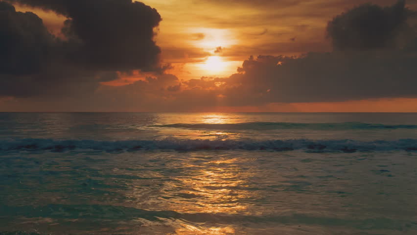 Sunrise in Cancun Mexico Beautiful Caribbean Ocean