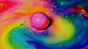 Vibrant Colors Swirl Around Forming Mesmerizing Cosmic Vortex. - Powered by Shutterstock - Get 15% off with code: PIKWIZARD15