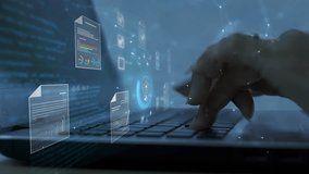 Document management concept, Businesswomen check electronic documents on digital documents on virtual screen Document Management System and process automation to efficiently document paperless operate - Powered by Shutterstock - Get 15% off with code: PIKWIZARD15