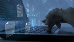 Document management concept, Businesswomen check electronic documents on digital documents on virtual screen Document Management System and process automation to efficiently document paperless operate - Powered by Shutterstock - Get 15% off with code: PIKWIZARD15