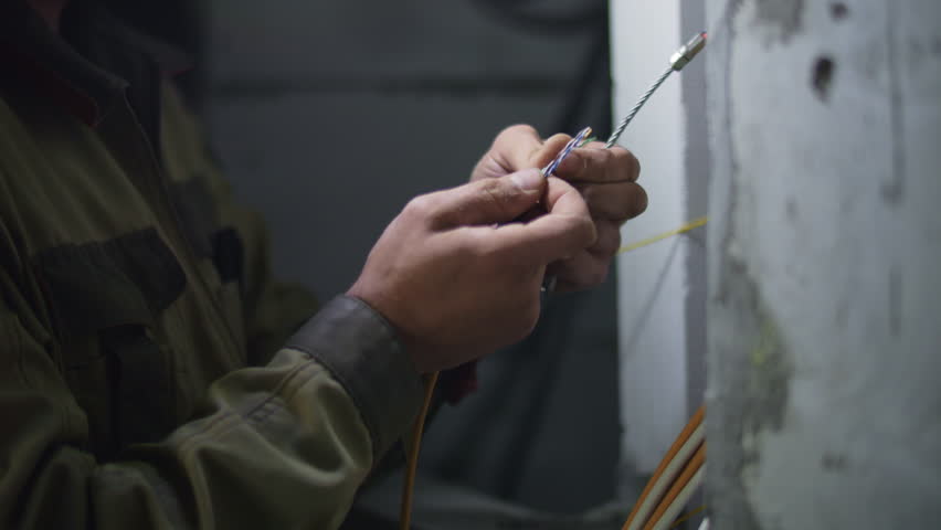 Installation of new wiring in the house