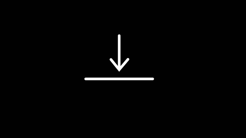New download icon animated video