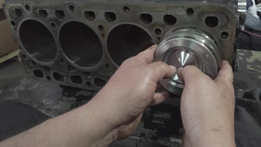 Diesel Engine Overhaul and Rebuild. Repair of the tractor engine