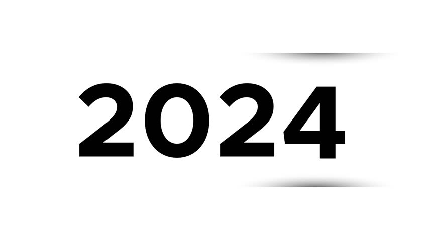 2025 new year countdown animation 2024 to 2025 transition countdown concept 4k animation black and white 2024 to 2025 transformation animation