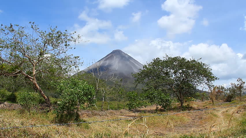 Arenal Volcano 1. The Arenal Volcano, an active volcano in Costa Rica.