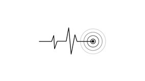 Heartbeat Line Icon Animation. Monitoring Pulse Signal Technology concept - Powered by Shutterstock - Get 15% off with code: PIKWIZARD15