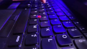 A finger taps on a keyboard. - Powered by Shutterstock - Get 15% off with code: PIKWIZARD15