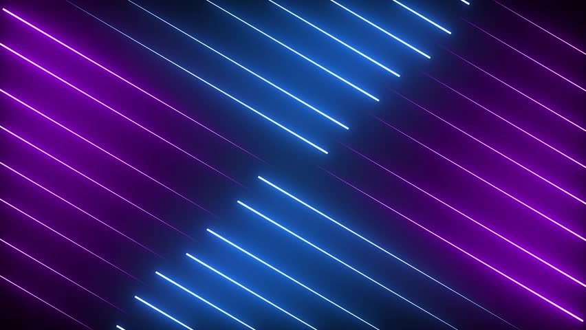 Infinite glowing tunnel animation with neon pink-blue laser beams for VJ and digital motion. Video animation Ultra HD 4K 3840x2160