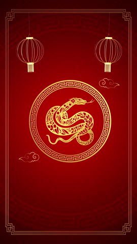 2025 Snake Zodiac New Year Greetings